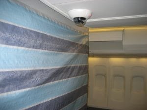 MAS Kvand IP Cameras for Boeing 737 mock up aircraft