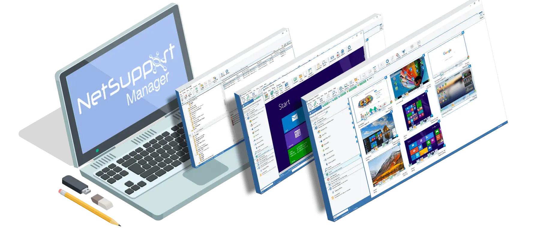 Netsupport Manager home screen